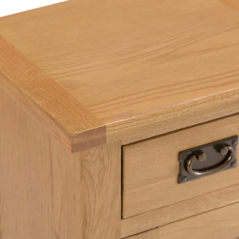 Rustic Oak 1 Door Small Cupboard 7 Rustic Oak 1 Door Small Cupboard - Image 7