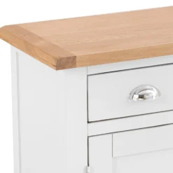 Chester White Painted Oak 2 Door Small Sideboard -Furniture Specialty Store nc sms 1 w