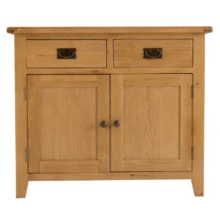 Rustic Oak 2 Door Medium Sideboard -Furniture Specialty Store nc sts ok 2