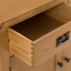 Rustic Oak 2 Door Medium Sideboard -Furniture Specialty Store nc sts ok 3