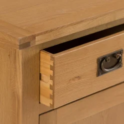 Rustic Oak 2 Door Medium Sideboard -Furniture Specialty Store nc sts ok 4