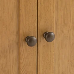 Rustic Oak 2 Door Medium Sideboard -Furniture Specialty Store nc sts ok 8