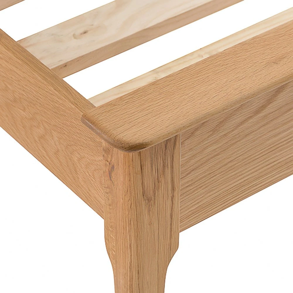 Bergen Oak Double Bed Frame 3 Bergen Oak Double Bed Frame - Image 3