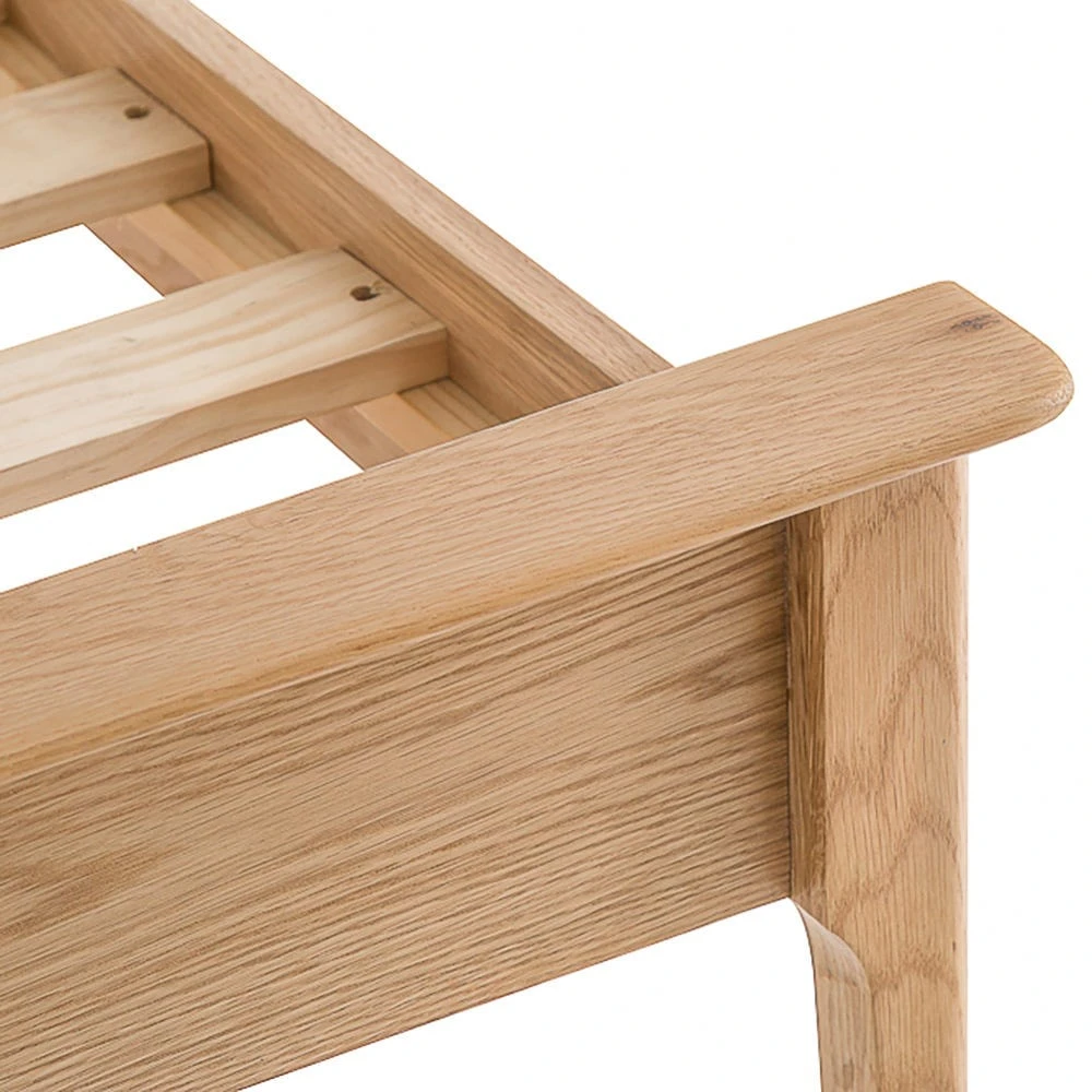 Bergen Oak Double Bed Frame 5 Bergen Oak Double Bed Frame - Image 5