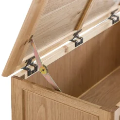 Bergen Oak Blanket Box 15 Bergen Oak Blanket Box -Furniture Specialty Store nt bb new 3