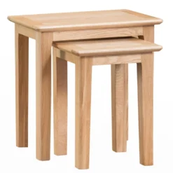 Bergen Oak Nest Of 2 Tables
