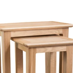 Bergen Oak Nest Of 2 Tables -Furniture Specialty Store nt n2t new 2