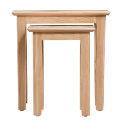 Bergen Oak Nest Of 2 Tables -Furniture Specialty Store nt n2t new 4