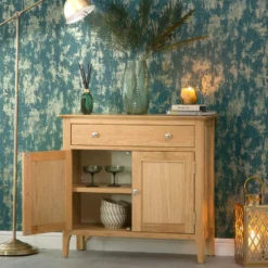 Bergen Oak Mini 2 Door Sideboard