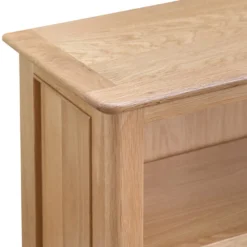 Bergen Oak Small Wide Bookcase -Furniture Specialty Store nt swbc new 3