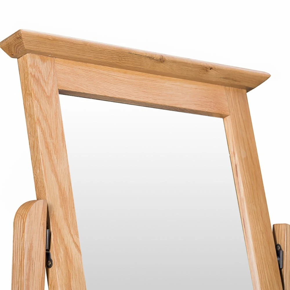 Bergen Oak Vanity Mirror 3 Bergen Oak Vanity Mirror - Image 3