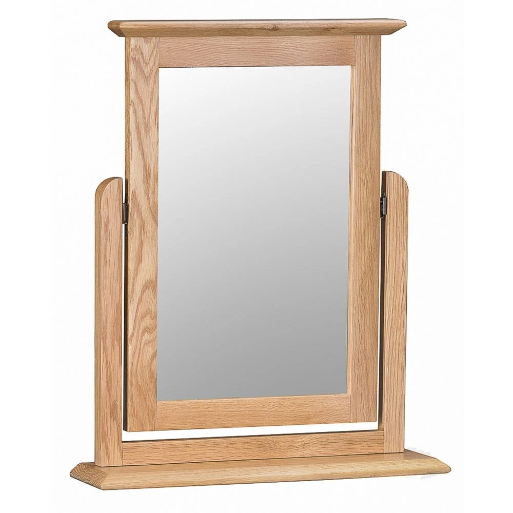 Bergen Oak Vanity Mirror 2 Bergen Oak Vanity Mirror - Image 2