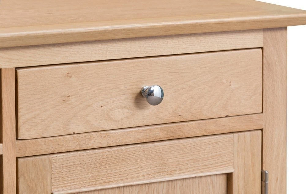 Bergen Oak Wine Cabinet 4 Bergen Oak Wine Cabinet - Image 4