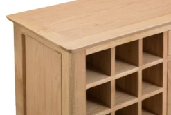 Bergen Oak Wine Cabinet 18 Bergen Oak Wine Cabinet -Furniture Specialty Store nt wc 3 d