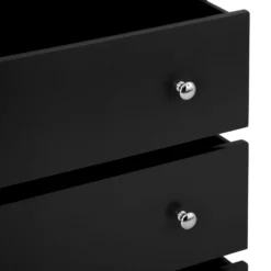 Bergen Black Painted Oak Chest Of 3 Drawers -Furniture Specialty Store ntp 3dc jb 5