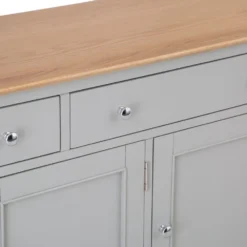 Bergen Grey Painted Oak 3 Door 2 Drawer Large Sideboard -Furniture Specialty Store ntp 3ds g 11