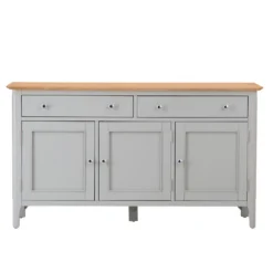 Bergen Grey Painted Oak 3 Door 2 Drawer Large Sideboard -Furniture Specialty Store ntp 3ds g 14