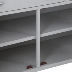 Bergen Grey Painted Oak 3 Door 2 Drawer Large Sideboard -Furniture Specialty Store ntp 3ds g 4