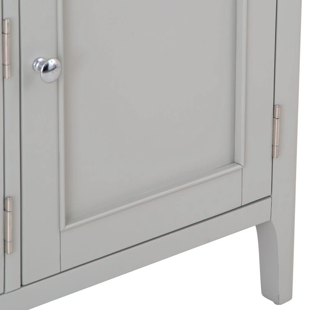 Bergen Grey Painted Oak 4 Door 6 Drawer Extra Large Sideboard 5 Bergen Grey Painted Oak 4 Door 6 Drawer Extra Large Sideboard - Image 5