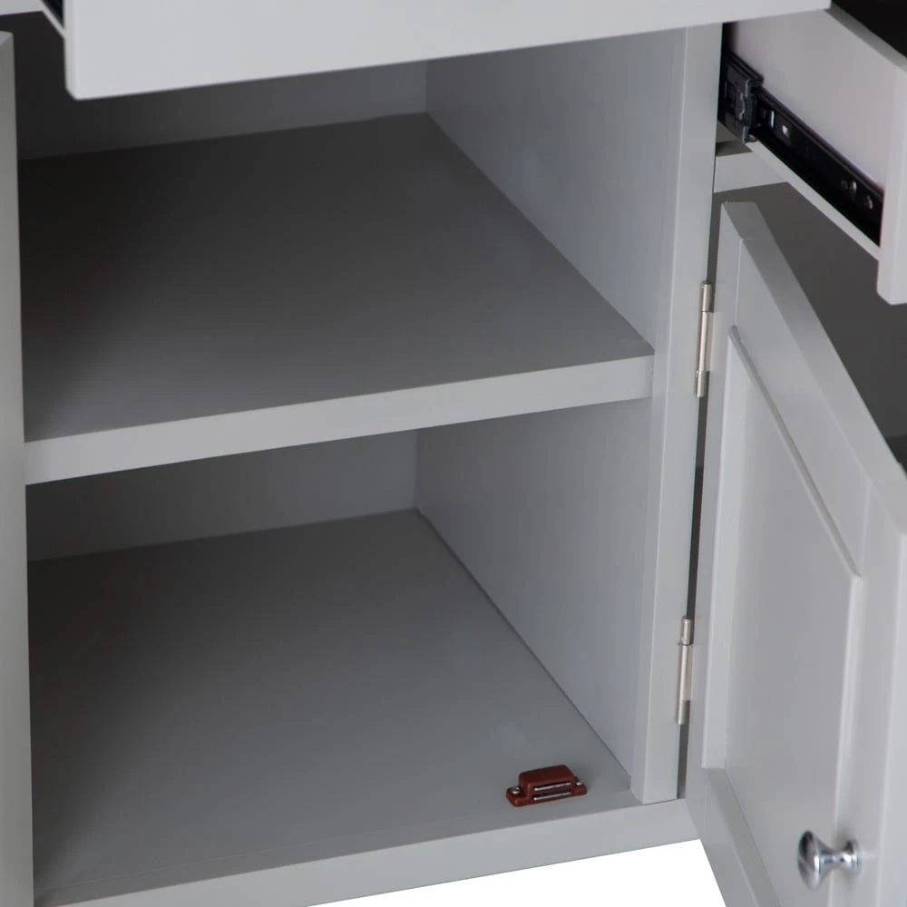 Bergen Grey Painted Oak 4 Door 6 Drawer Extra Large Sideboard 6 Bergen Grey Painted Oak 4 Door 6 Drawer Extra Large Sideboard - Image 6