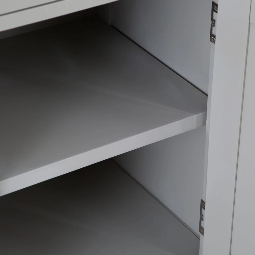 Bergen Grey Painted Oak 4 Door 6 Drawer Extra Large Sideboard 3 Bergen Grey Painted Oak 4 Door 6 Drawer Extra Large Sideboard - Image 3