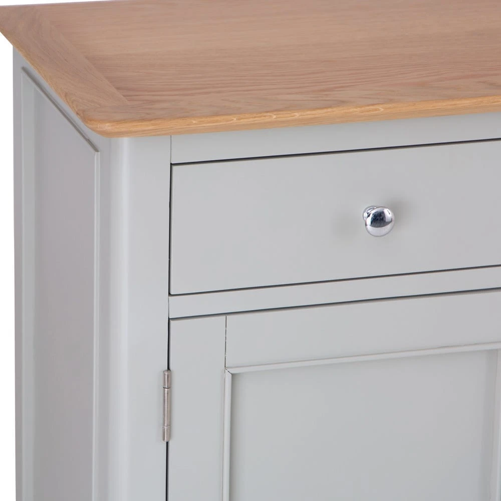 Bergen Grey Painted Oak 4 Door 6 Drawer Extra Large Sideboard 4 Bergen Grey Painted Oak 4 Door 6 Drawer Extra Large Sideboard - Image 4