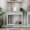Bergen Grey Painted Oak Console Table