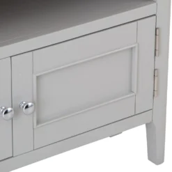 Bergen Grey Painted Oak Corner TV Unit -Furniture Specialty Store ntp ctv g 9
