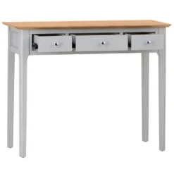 Bergen Grey Painted Oak Dressing Table -Furniture Specialty Store ntp dt g 2
