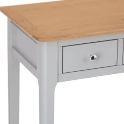 Bergen Grey Painted Oak Dressing Table -Furniture Specialty Store ntp dt g 4