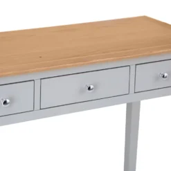 Bergen Grey Painted Oak Dressing Table -Furniture Specialty Store ntp dt g 7