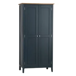 Bergen Blue Painted Oak Double Wardrobe -Furniture Specialty Store ntp fhr blue 1