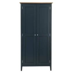 Bergen Blue Painted Oak Double Wardrobe -Furniture Specialty Store ntp fhr blue 14