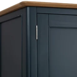 Bergen Blue Painted Oak Double Wardrobe -Furniture Specialty Store ntp fhr blue 7