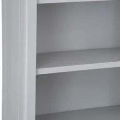 Bergen Grey Painted Oak Large Bookcase -Furniture Specialty Store ntp lbc g 5