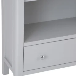 Bergen Grey Painted Oak Large Bookcase -Furniture Specialty Store ntp lbc g 6