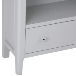 Bergen Grey Painted Oak Large Bookcase -Furniture Specialty Store ntp lbc g 7
