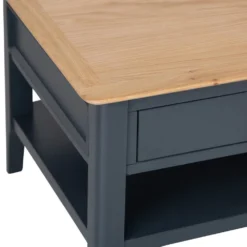 Bergen Blue Painted Oak Large Coffee Table 15 Bergen Blue Painted Oak Large Coffee Table -Furniture Specialty Store ntp lct blue 4