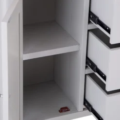 Bergen Grey Painted Oak Large Cupboard -Furniture Specialty Store ntp lcup g 3