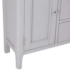 Bergen Grey Painted Oak Large Cupboard -Furniture Specialty Store ntp lcup g 6