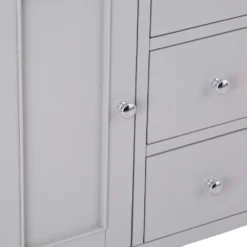 Bergen Grey Painted Oak Large Cupboard -Furniture Specialty Store ntp lcup g 7