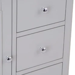 Bergen Grey Painted Oak Large Cupboard -Furniture Specialty Store ntp lcup g 8