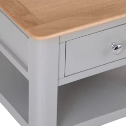 Bergen Grey Painted Oak Large Lamp Table -Furniture Specialty Store ntp lt g 4