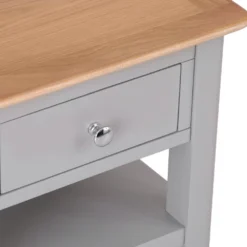 Bergen Grey Painted Oak Large Lamp Table -Furniture Specialty Store ntp lt g 5