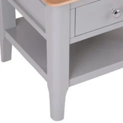 Bergen Grey Painted Oak Large Lamp Table -Furniture Specialty Store ntp lt g 6