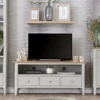 Bergen Grey Painted Oak Large TV Unit
