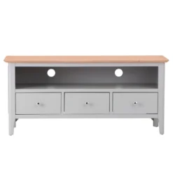 Bergen Grey Painted Oak Large TV Unit -Furniture Specialty Store ntp ltv g 10