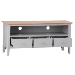Bergen Grey Painted Oak Large TV Unit -Furniture Specialty Store ntp ltv g 2