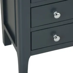 Bergen Blue Painted Oak Small Bedside Table -Furniture Specialty Store ntp sbsc blue 7