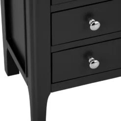 Bergen Black Painted Oak Small Bedside Table -Furniture Specialty Store ntp sbsc jb 7